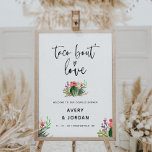 Taco Bout Love Modern Wedding Shower Welcome Sign<br><div class="desc">Taco Bout Love Modern Wedding Shower Welcome Sign</div>