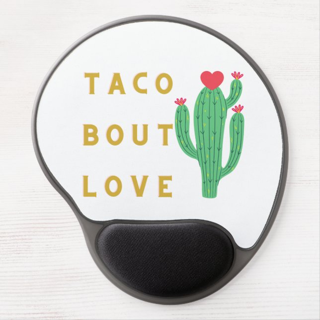 Taco bout love mouse mat (Front)