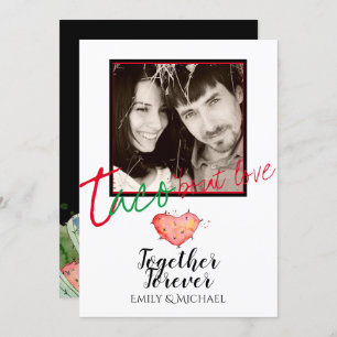 Taco Bout Love Photo Fiesta Wedding Invitation