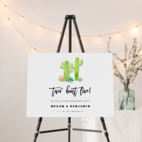 Taco Bout Love Succulent Engagement Party Welcome