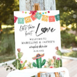 Taco Bout Love Welcome Sign Fiesta Cactus Shower at Zazzle