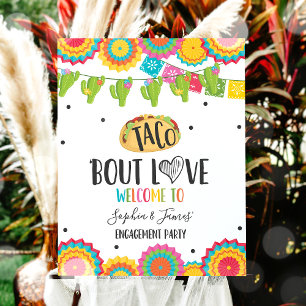 Taco 'Bout Love Welcome Sign Fiesta Engagement Wel