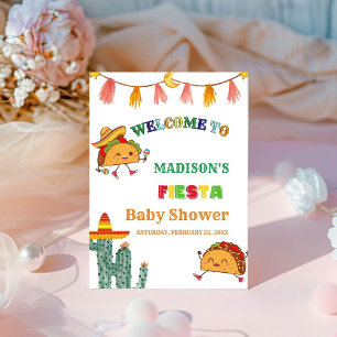 Taco Bout Mexican Baby shower Welcome Sign