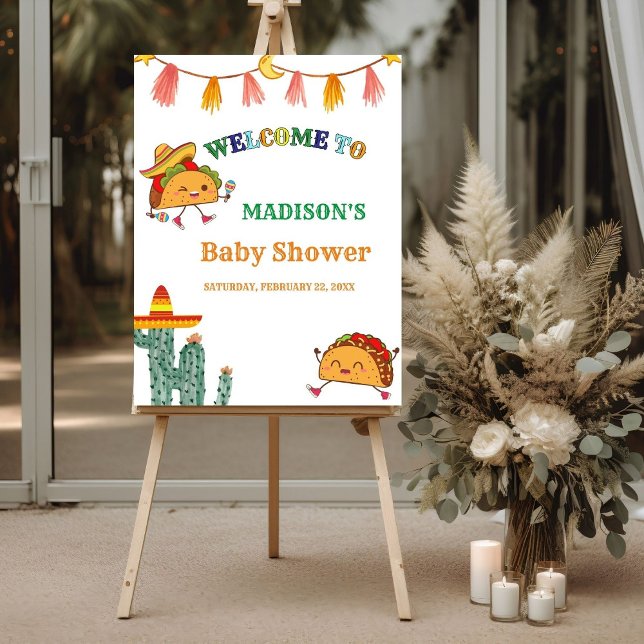 Taco Bout Mexican  Baby shower Welcome Sign (Creator Uploaded)