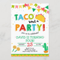 Taco 'bout the Party Boy Fiesta Birthday