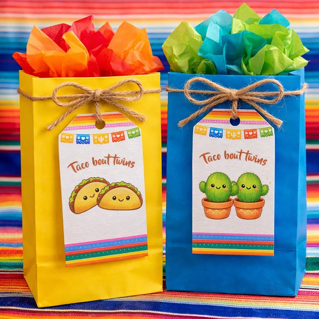 Taco bout twins gift tags (Creator Uploaded)