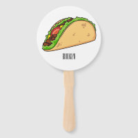 Taco cartoon illustration
