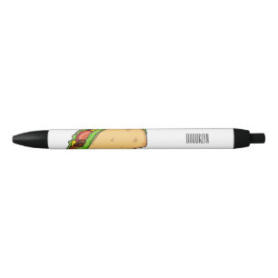 Taco cartoon illustration pen