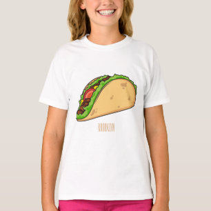 Taco cartoon illustration T-Shirt
