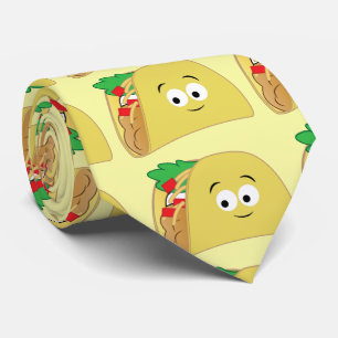 Taco Cartoon Tie