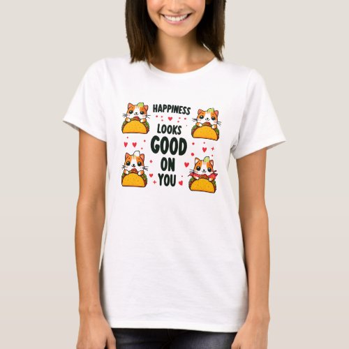 Taco Cat A Culinary Feline Fusion T_Shirt