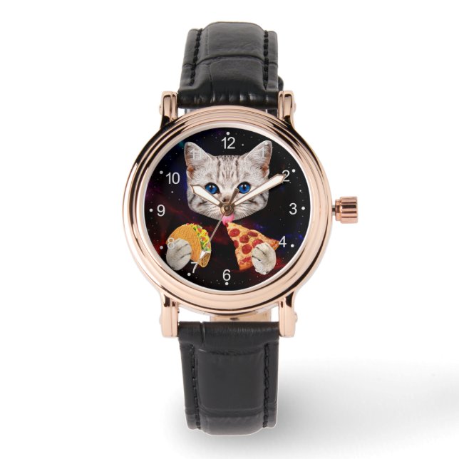 Taco, Cat and pizza Watch (Front)