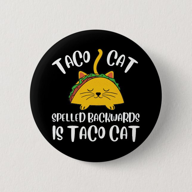 Taco Cat Button (Front)