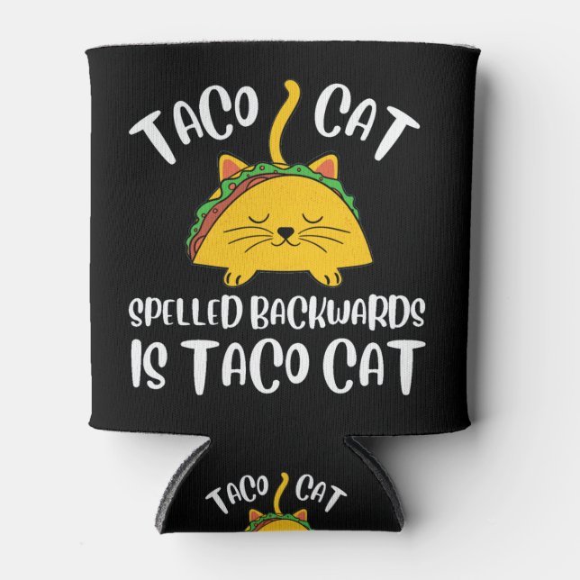 Taco Cat Can Cooler (Front)