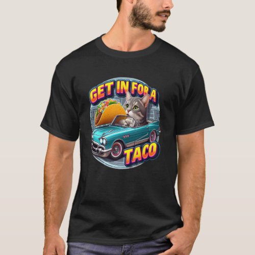 Taco Cat Cruising T_Shirt
