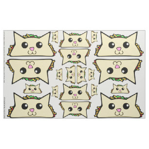Taco Cat Cut and Sew Kit Fabric