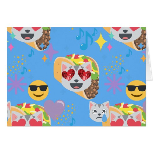 taco cat emoji (Front Horizontal)