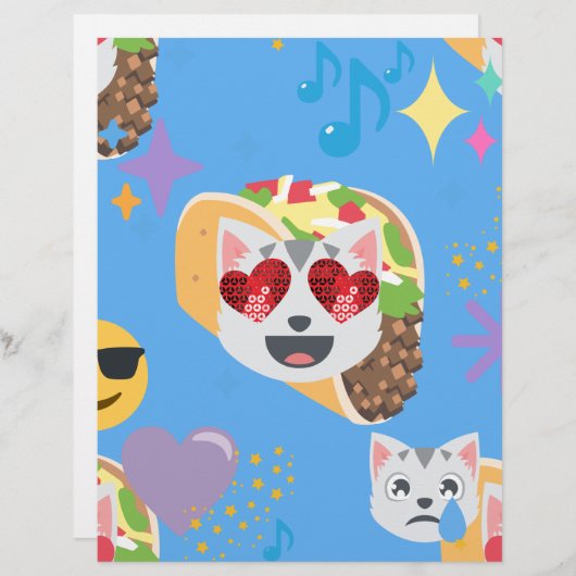 taco cat emoji (Front/Back)