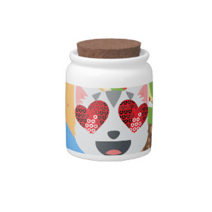 taco cat emoji candy jar