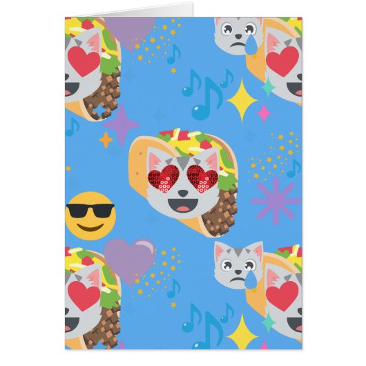 taco cat emoji cards (Front)