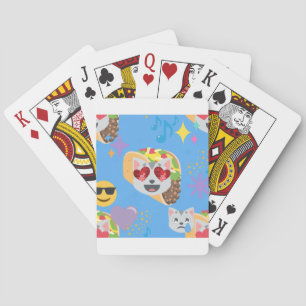 taco cat emoji poker cards