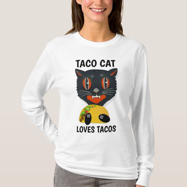 TACO CAT Funny T-shirts (Front)