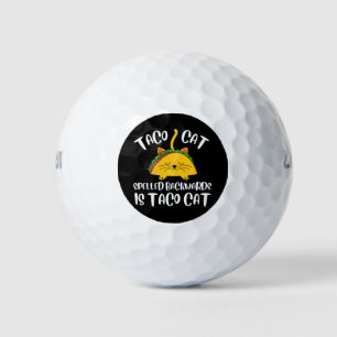 Taco Cat Golf Balls