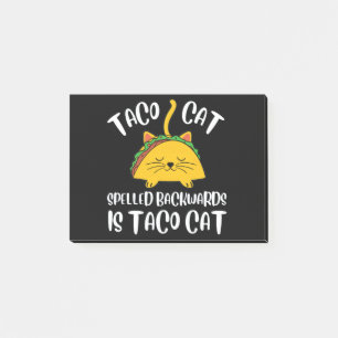 Taco Cat Post-it Notes