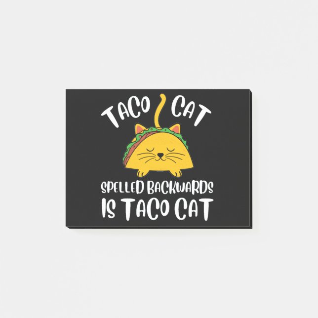 Taco Cat Post-it Notes (Front)