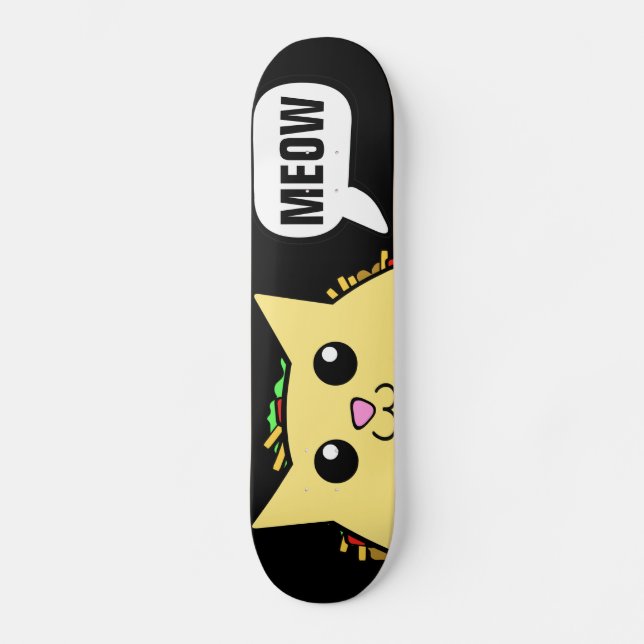 Taco Cat Skateboard Deck (Front)