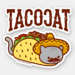 Taco Cat Sticker - &quot;tacocat&quot; at Zazzle