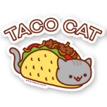 TACO CAT Sticker - "TACOCAT"