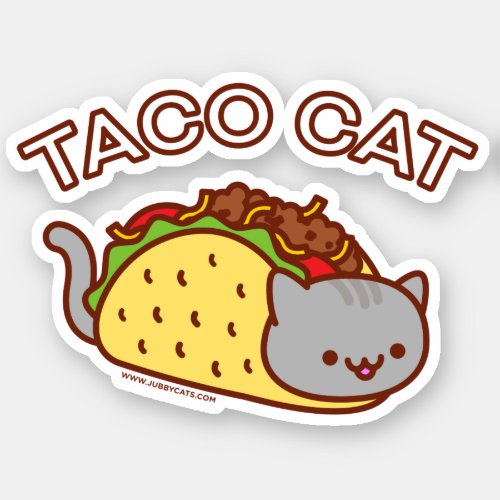 TACO CAT Sticker _ TACOCAT