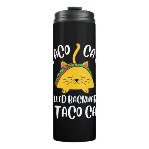 Taco Cat Thermal Tumbler