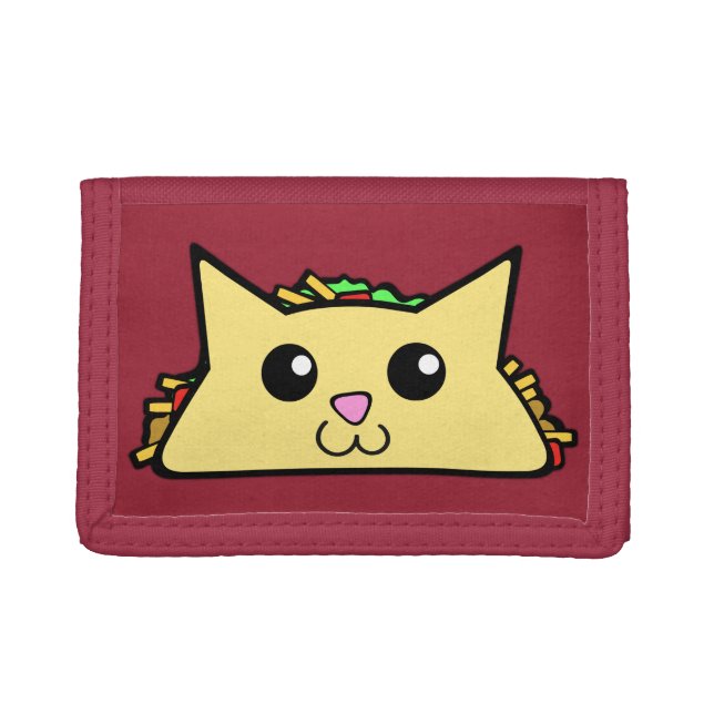 Taco Cat Trifold Wallet (Front)
