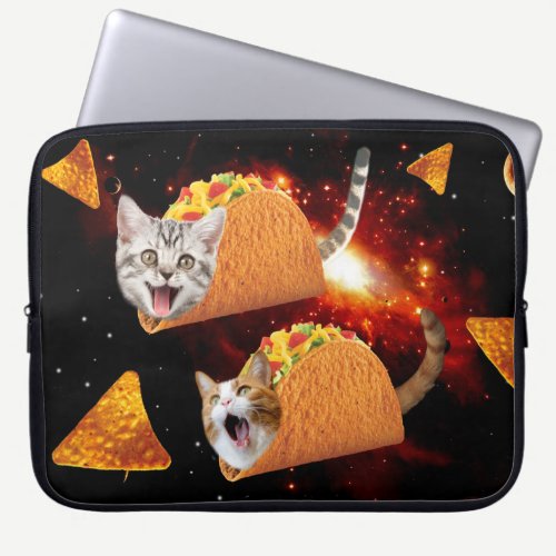 Taco Cats Space Laptop Sleeve