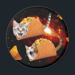 Taco Cats Space Magnet<br><div class="desc">pussy , cat , cats , galaxy , cool , funny , space , taco , tacos , cosmos , pet , kitten , kittens , cute , burrito , "bengal cats" , universe , "funny cat" , meow , "cat meme" , adorable , feline , lolcats , "space cat...</div>