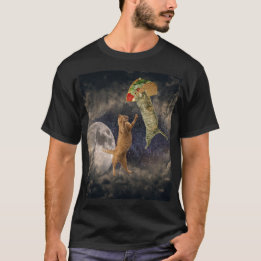 Taco Cats with the Moon & Universe Men's T-Shirt