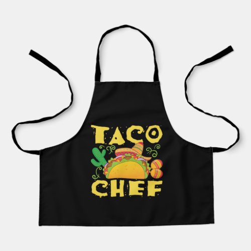 Taco Chef Mexican Food Cook Apron