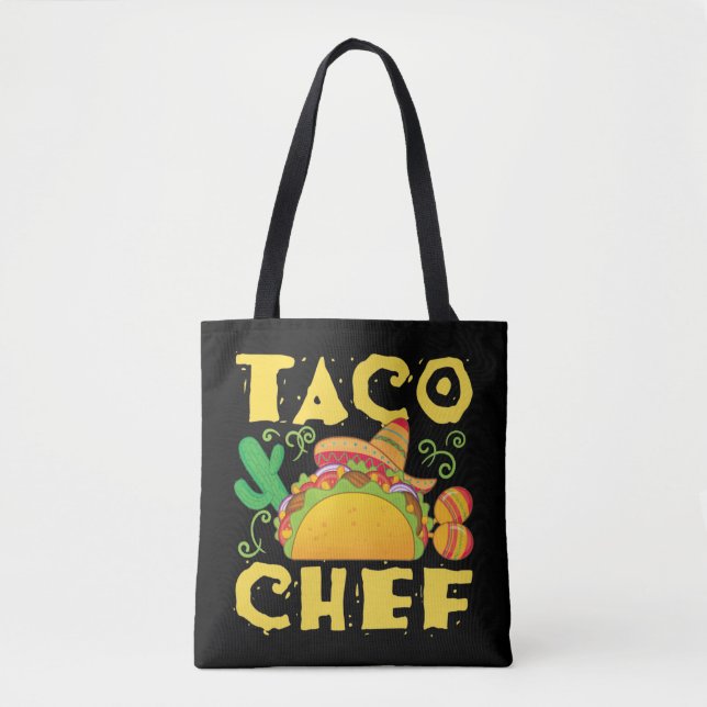Taco Chef Mexican Food Cook Tote Bag (Front)