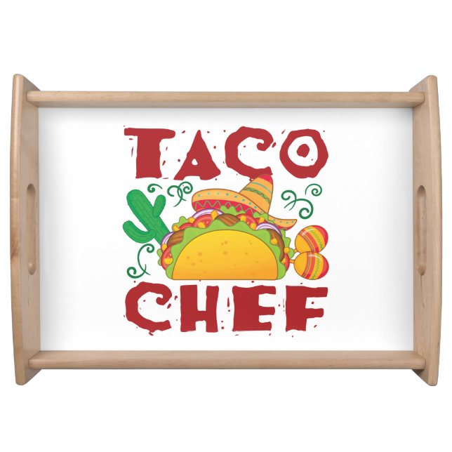 Taco Chef Taco Truck Serving Tray (Front)