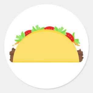 Taco Classic Round Sticker