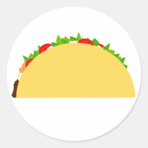 Taco Classic Round Sticker