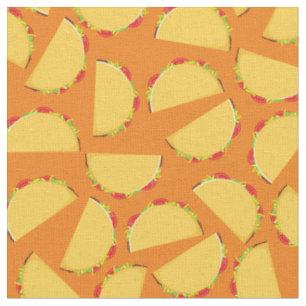 Taco Cute Kids Food Fabric