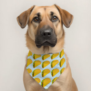TACO DOG BANDANA FUNNY PET BANDANA COLLAR