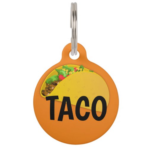 Taco Dog Tag