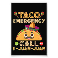 Taco Emergency Call Funny Cinco de Mayo Mexican