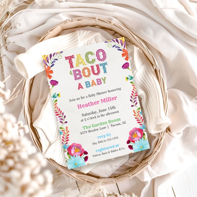 Taco Fiesta Baby Shower Invitation (Creator Uploaded)