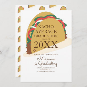 Taco Fiesta Brunch Graduation Invitation