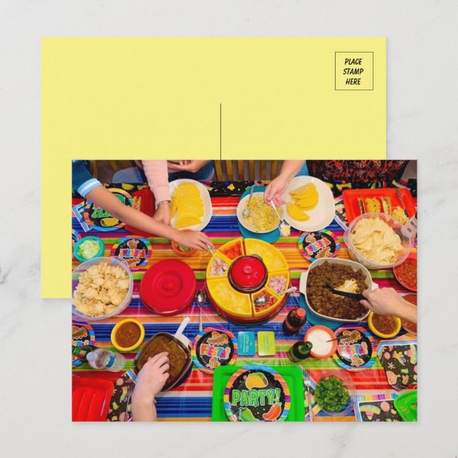 Taco Fiesta Foodie Postcard (Front/Back)